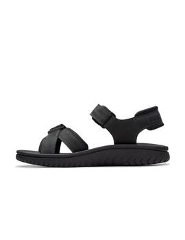 Sandalias Clarks Wesley Shore Hombre Negro