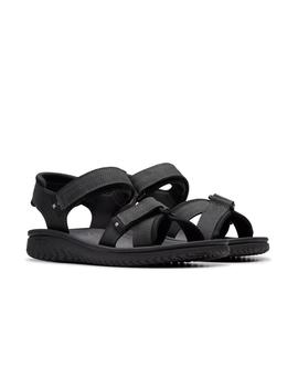 Sandalias Clarks Wesley Shore Hombre Negro