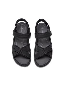 Sandalias Clarks Wesley Shore Hombre Negro