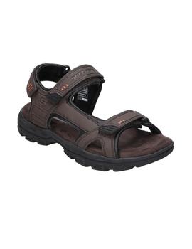 Sandalias Skechers Garver Louden Hombre Marrón