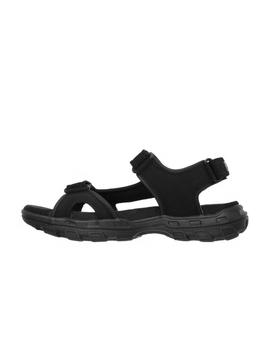 Sandalias Skechers Garver Louden Hombre Negro