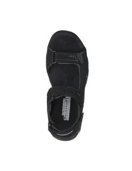Sandalias Skechers Garver Louden Hombre Negro