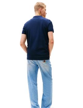 Polo Tommy Slim Hombre Marino