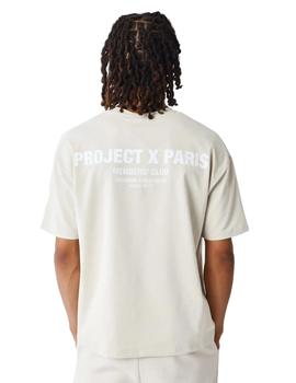 Camiseta Project x Paris Members Club Hombre Beige