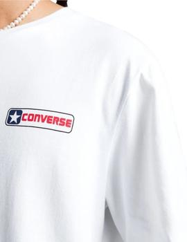 Camiseta Converse Box Star  Hombre Blanca