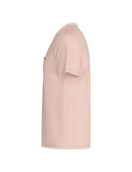 Camiseta Levis Logo Pequeño Hombre Rosa