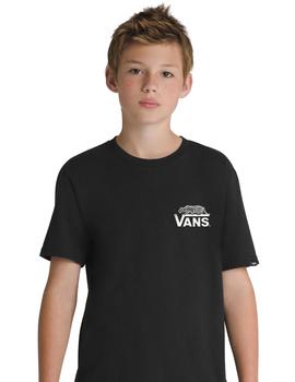Camiseta Vans Sneaky Niño Negra