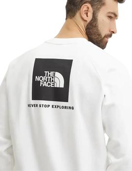 Sudadera The North Face Raglan Box Hombre Blanco