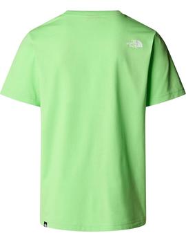 Camiseta The North Face Meta Hombre Verde