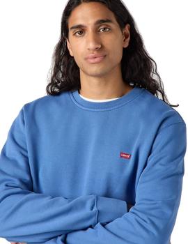 Sudadera Levis Original Housemark Hombre Azul