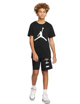Pantalón Jordan Vert Mesh Niño Negro