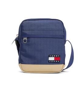Bolso Tommy Essentials Daily Squared Unisex Azul