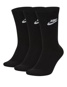 Calcetín Nike Essential Crew Unisex Negro