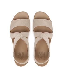 Sandalias Skechers Desert Kiss Mujer Taupe