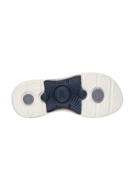 Sandalias Skechers Go Walk Arch Fit Mujer Marino