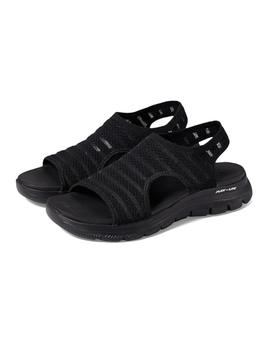 Sandalias Skechers Flex Appeal Boldest Mujer Negro