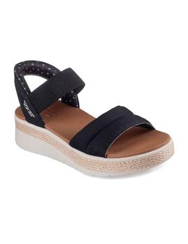 Sandalias Skechers Bobs Sun Ray Mujer Negro
