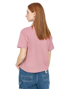 Camiseta Dickies Oakport Boxy Mujer Rosa