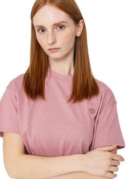 Camiseta Dickies Oakport Boxy Mujer Rosa