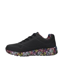 Zapatillas Skechers Uno Lite Niño Negro