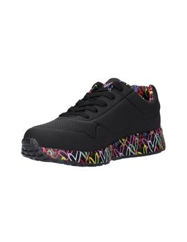 Zapatillas Skechers Uno Lite Niño Negro