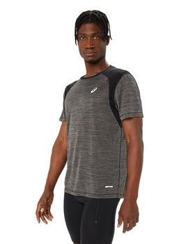 Camiseta Asics Road SS Hombre Negra