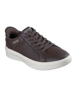 Zapatillas Skechers Court Break Double Vented Hombre Marrón