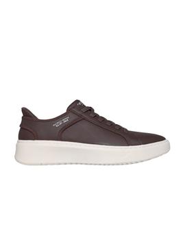 Zapatillas Skechers Court Break Double Vented Hombre Marrón