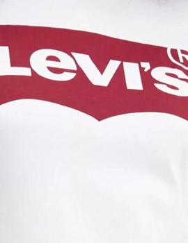 Camiseta Levis Batwing Mujer Blanca