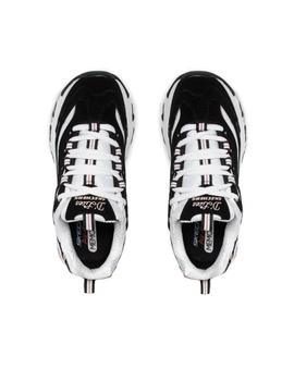 Zapatillas Skechers D Lites Devoted Fan Mujer Negro
