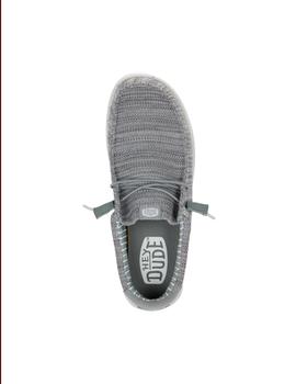 Zapatillas Hey Dude Wally Stretch Box Hombre Gris