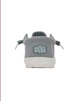 Zapatillas Hey Dude Wally Stretch Box Hombre Gris