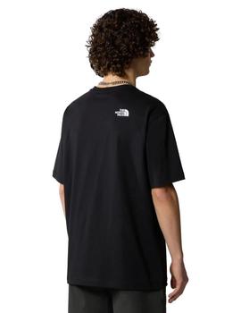 Camiseta North Face Simple Dome Oversize Hombre Negro