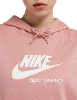 Sudadera Con Capucha Nike Sportswear Heritage Mujer Rosa