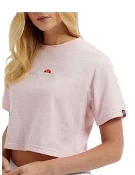 Camiseta Crop Ellesse Fireball Mujer Rosa