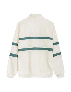 Sudadera Kaotiko Crew Berwin Ivory Hombre Beige