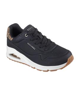 Zapatillas Skechers Uno-Jungle Nite Mujer Negro
