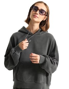 Sudadera Vans Retro Hoodie Mujer Gris