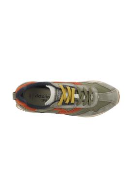 Zapatillas Victoria Root Washed Hombre Kaki