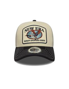Gorra New Era Animal Patch Trucker Unisex Beige