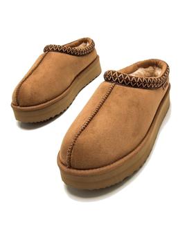 Zapatillas Mustang Nivia Mujer Taupe