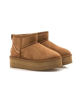 Botín Mustang Nivia Mujer Camel