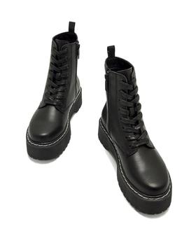 Botas Mustang Guanshun Mujer Negro