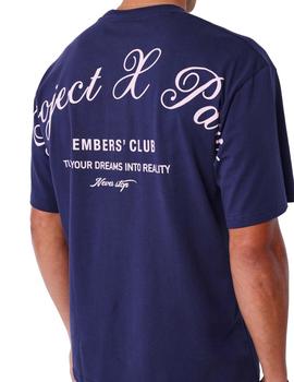 Camiseta Project X Paris Hombre Azul
