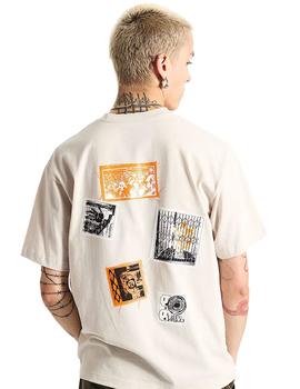 Camiseta Vans Punk Patch Hombre Beige