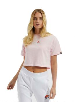 Camiseta Crop Ellesse Fireball Mujer Rosa