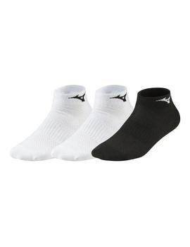 Calcetines Mizuno Training Mid Unisex Blanco/Negro