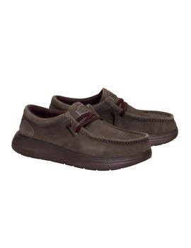 Zapatillas Hey Dude Wally X Suede Hombre Marrón