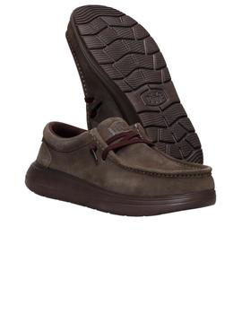 Zapatillas Hey Dude Wally X Suede Hombre Marrón