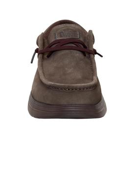 Zapatillas Hey Dude Wally X Suede Hombre Marrón